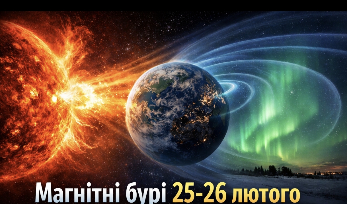 Магнітні бурі 25-26 лютого 2026 року: який К-індекс сьогодні та чи вплине сонячна активність на самопочуття