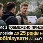Мобілізація 2026 в Україні: кого до 25 років можуть призвати після повторного проходження ВЛК