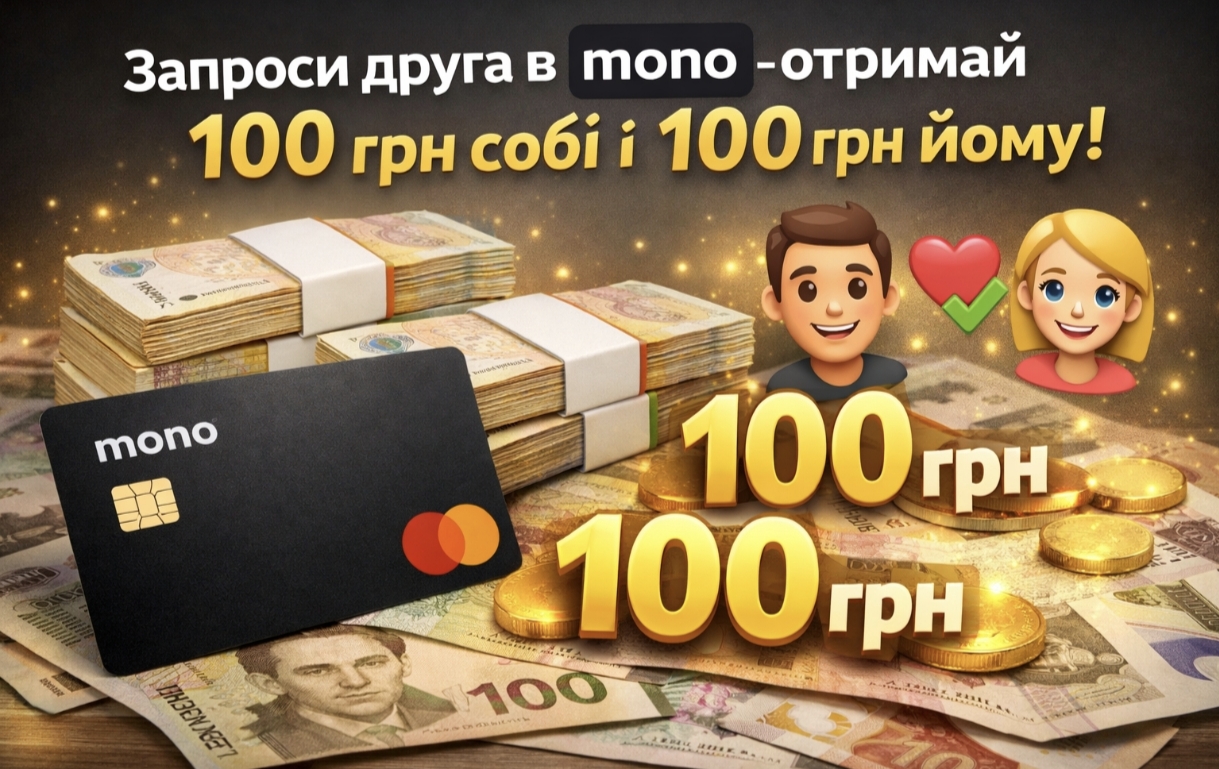 Monobank збільшив бонус за рефералів уперше з 2017 року