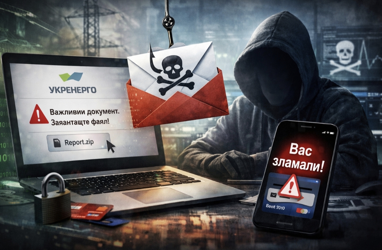 Українці масово отримують небезпечні листи від «Укренерго»: як не стати жертвою фішингу та що робити при зараженні
