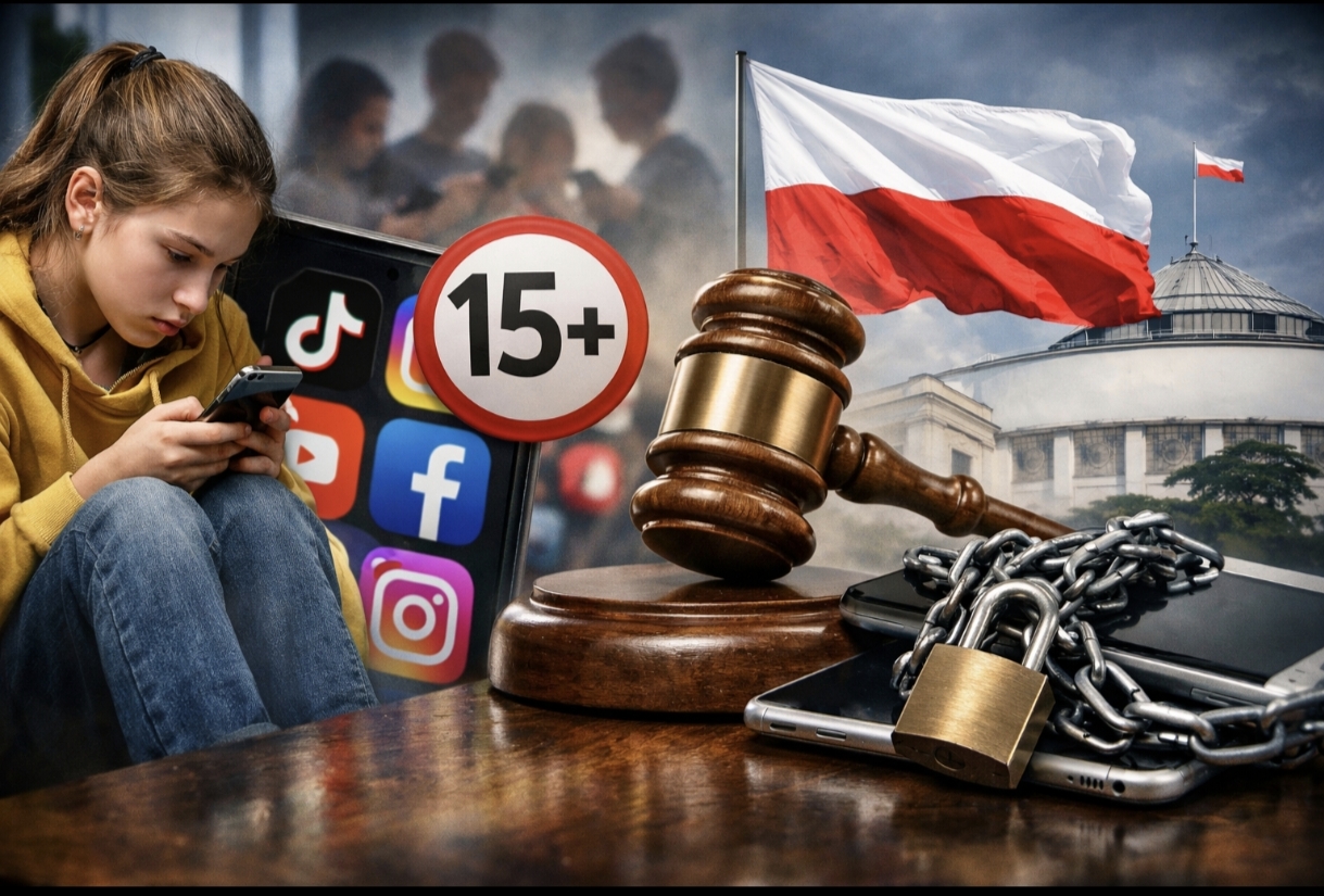 Заборона соцмереж для дітей до 15 років у Польщі — які штрафи загрожують платформам та як працюватиме перевірка віку