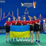 Україна здобула першу медаль на командному чемпіонаті Європи з бадмінтону та отримала путівку на Uber Cup
