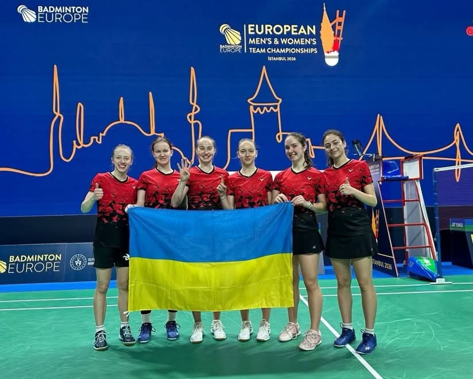 Україна здобула першу медаль на командному чемпіонаті Європи з бадмінтону та отримала путівку на Uber Cup