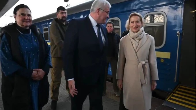 У річницю жахіть Бучі до Києва прибула «залізна леді» Європи Кая Каллас з цілою делегацією ЄС
