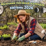 Місячний посівний календар на квітень 2026: що та коли сіяти в Україні