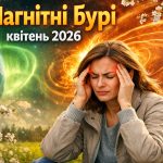 Магнітні бурі квітень 2026 в Україні: календар і небезпечні дні