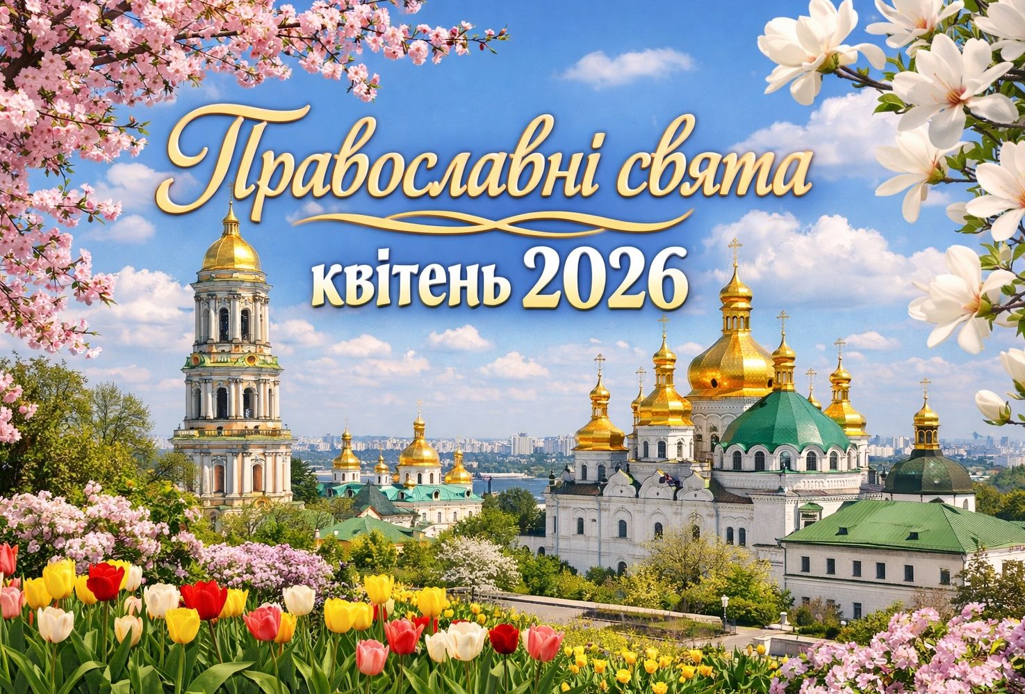 Православний календар квітень 2026 року в Україні: головні свята місяця