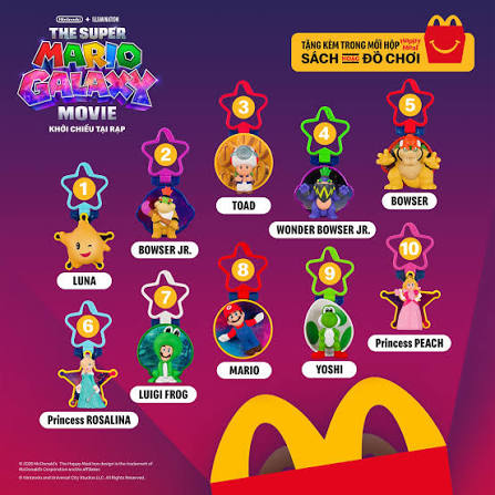 Новий Happy Meal вже в Україні: чому «Галактика Супер Маріо» викликала ажіотаж