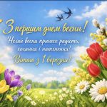 З першим днем весни: картинки українською мовою, привітання в прозі, смс та віршах