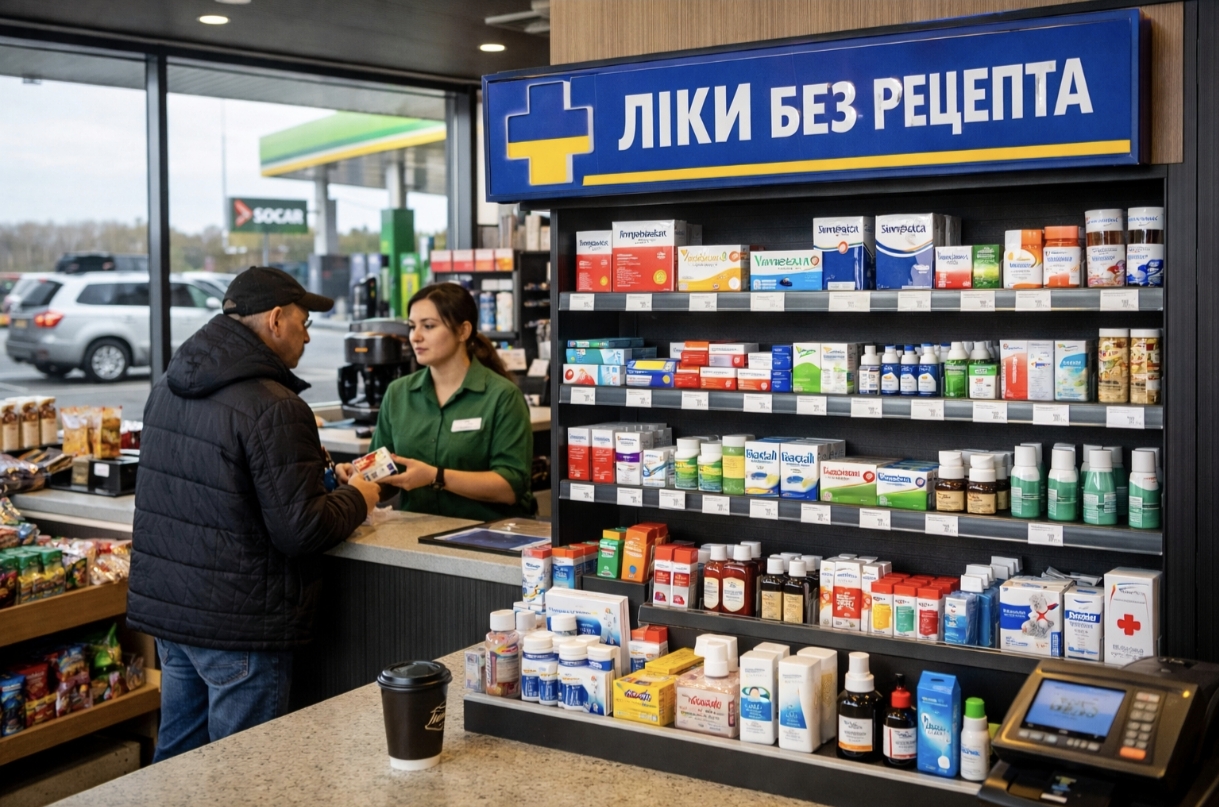 Ліки на заправках з 3 березня — які препарати можна придбати на АЗС, чи потрібен рецепт і хто контролює продаж