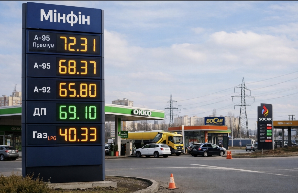 Ціни на бензин в Україні 7 березня 2026 року — скільки коштує літр А-95, А-92 та дизель на АЗС сьогодні