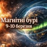 Магнітні бурі 9–10 березня 2026: який K-індекс очікується та як сонячна активність може вплинути на самопочуття