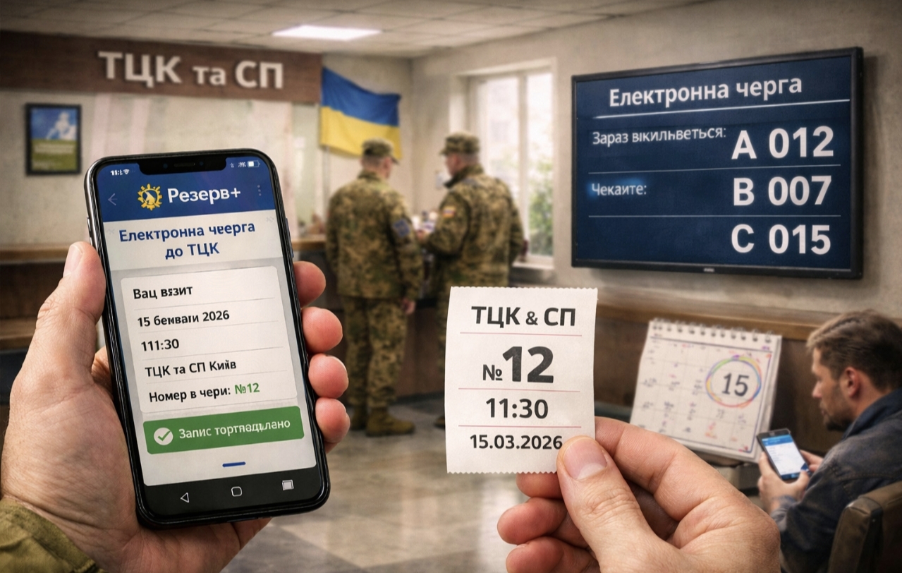 Що таке електронна черга до ТЦК у «Резерв+» і як записатися на візит через смартфон