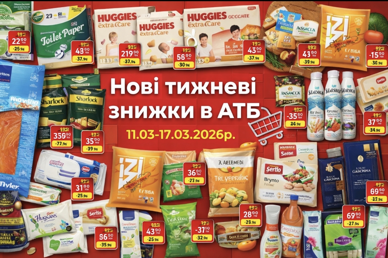 Новий каталог АТБ з 4 березня 2026: що вигідно купити цього тижня