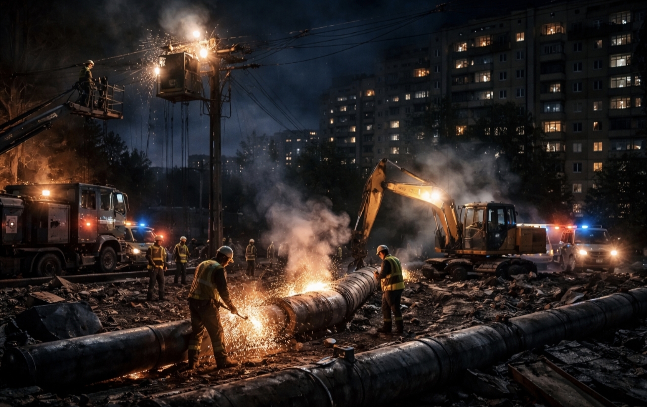Коли відновлять газ і тепло на Київщині після російської атаки — що відомо зараз