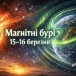 Магнітні бурі 15–16 березня 2026: який K-індекс сьогодні та як сонячна активність вплине на самопочуття