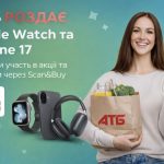 Акція АТБ 2026: як купувати без каси через Scan&Buy і виграти iPhone 17, AirPods чи Apple Watch