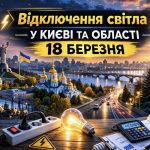 Коли не буде світла у Києві та області 18 березня 2026: графіки відключень
