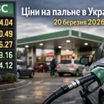 Ціни на бензин в Україні 20 березня 2026 року — скільки коштує літр А-95, А-92 та дизель на АЗС сьогодні