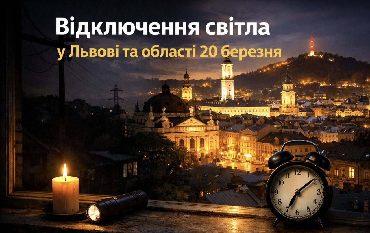 Коли не буде світла у Львові та області 20 березня 2026: актуальні графіки відключень