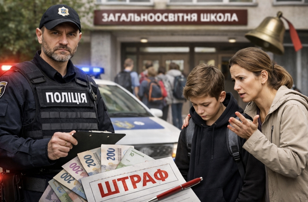 В Україні повертають штрафи за пропуски школи — скільки платитимуть батьки та як контролюватимуть дітей