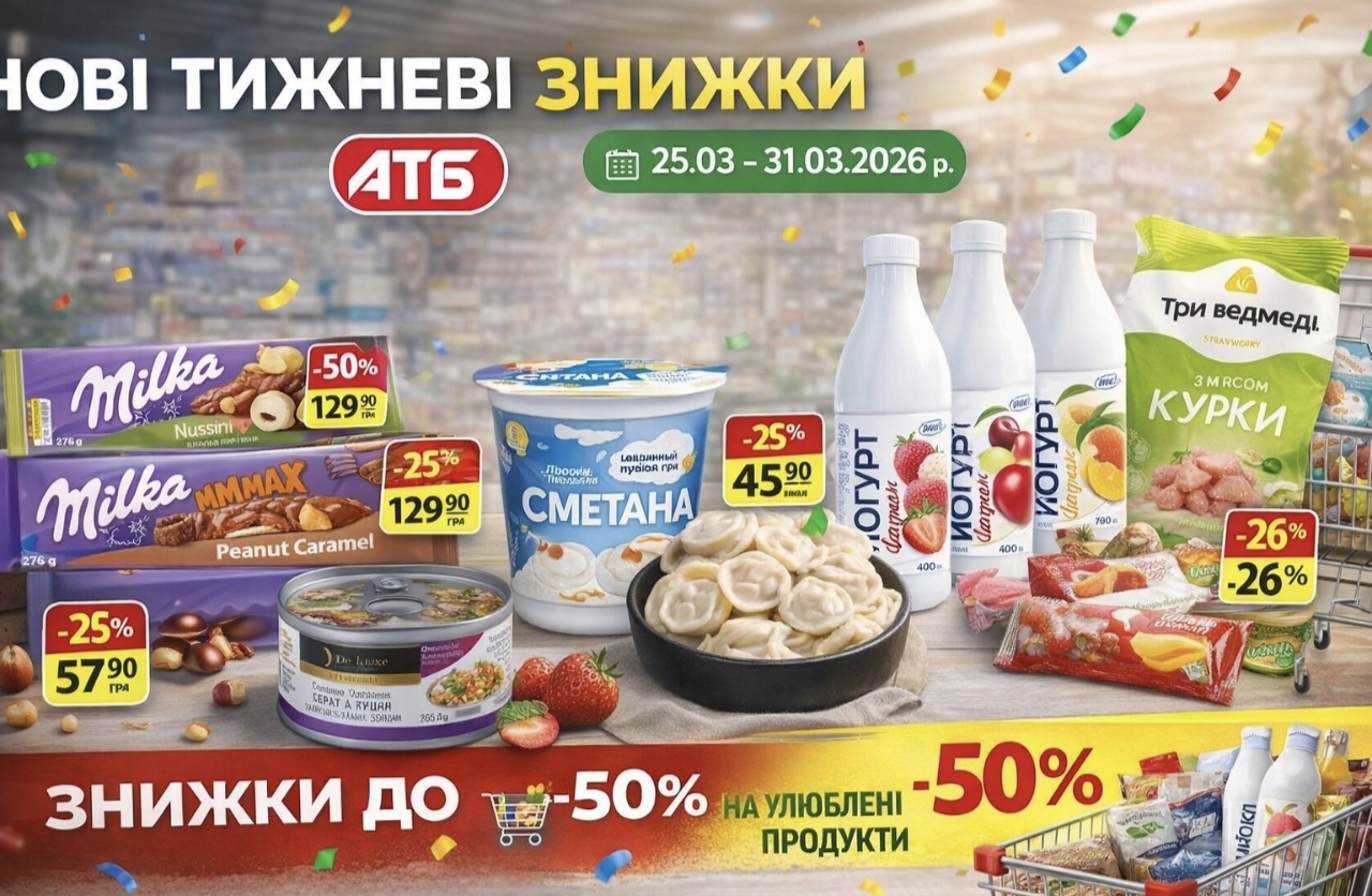 Новий каталог АТБ з 18 березня 2026: що вигідно купити цього тижня