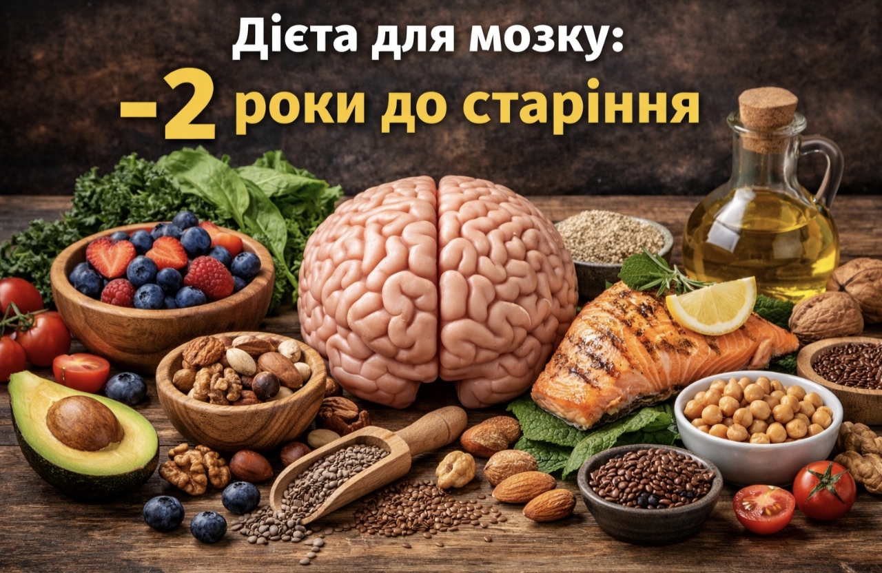 Вчені назвали найефективнішу дієту для здоров’я мозку