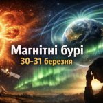 Магнітні бурі 30–31 березня 2026: якою буде сонячна активність сьогодні та чи варто хвилюватися
