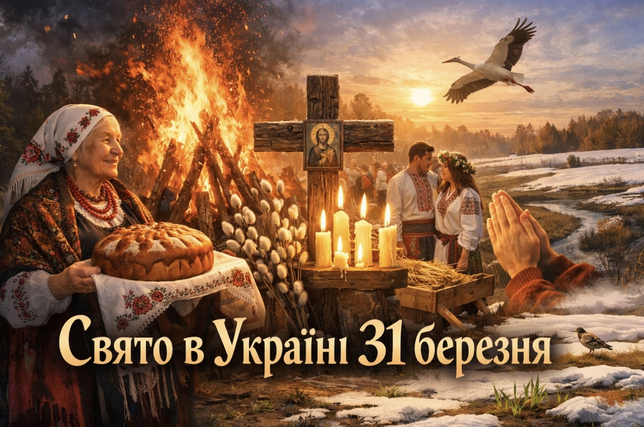 Яке свято відзначають 31 березня 2026 в Україні: традиції Вогнища, молитви про здоров’я та погодні прикмети
