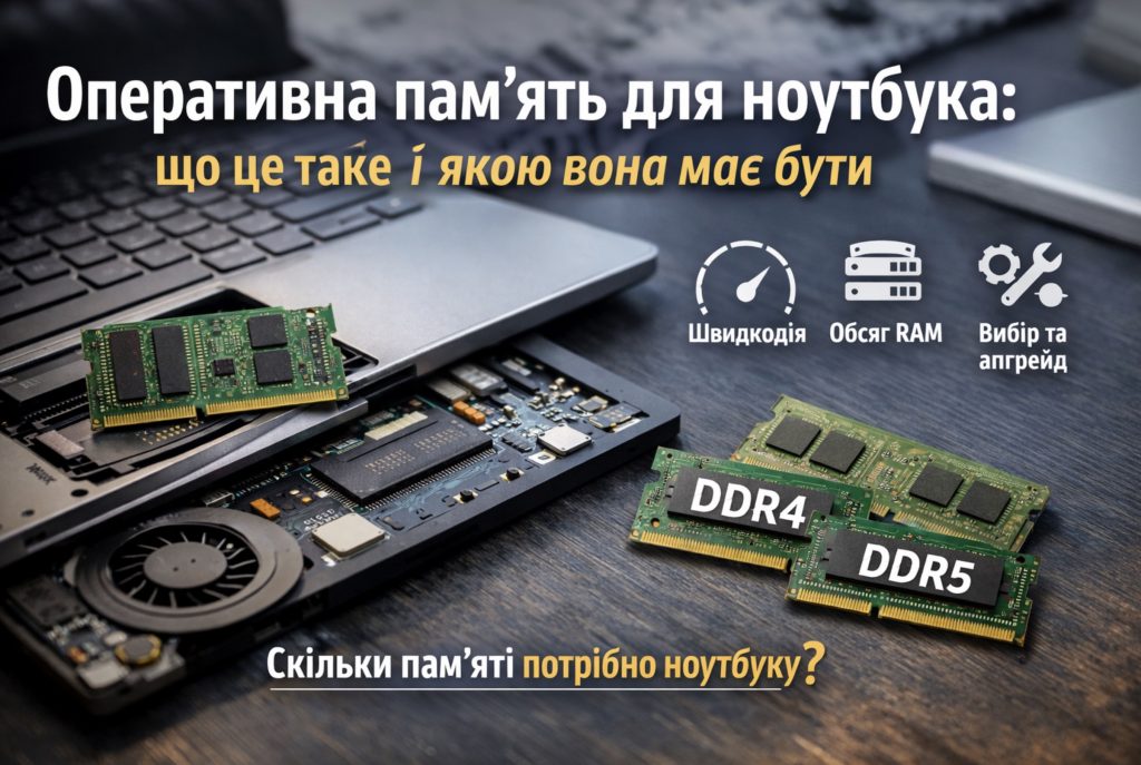 Оперативна пам’ять для ноутбука