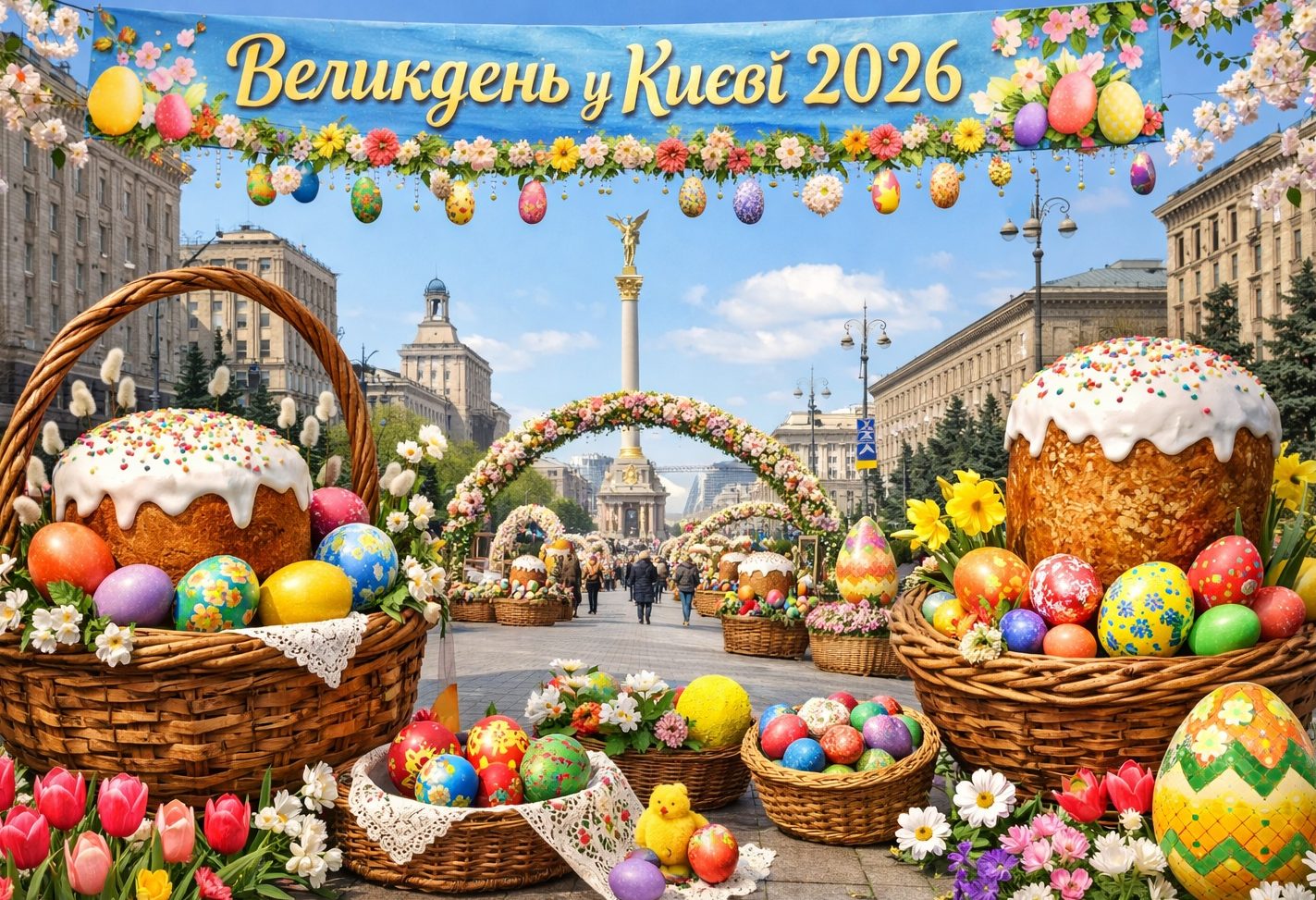 Куди піти в Києві на Великдень 12 квітня 2026: заходи та скільки це коштує