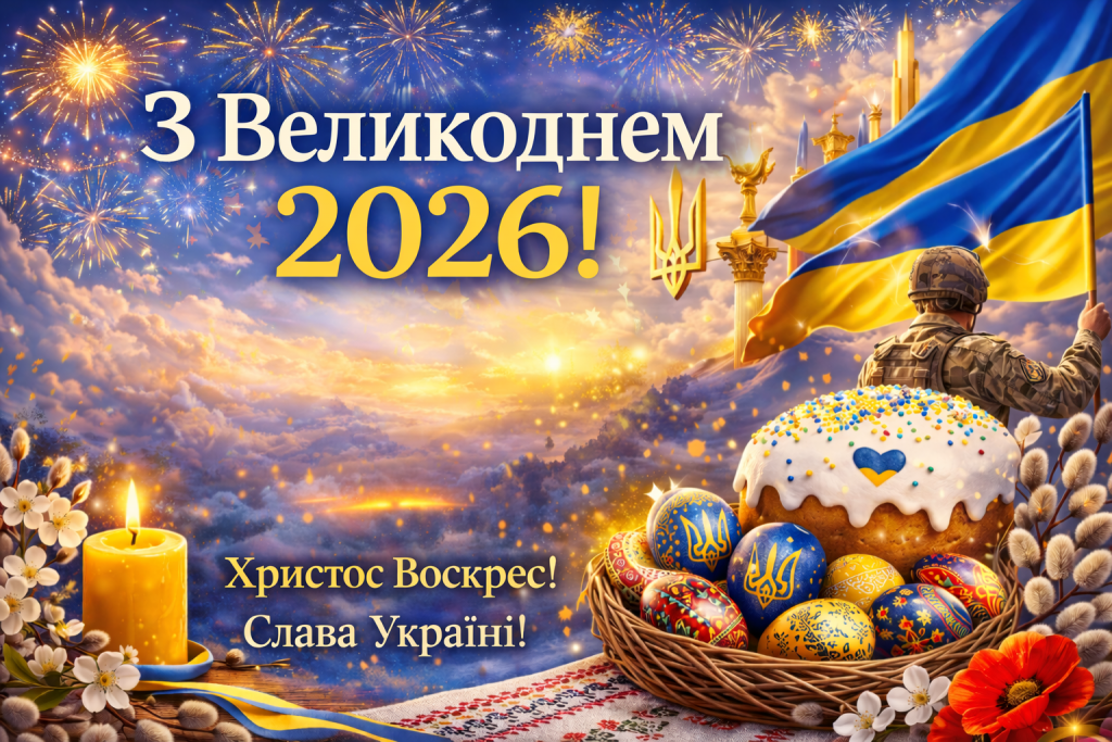 Патріотичні привітання з Великоднем 2026: мир, надія та перемога