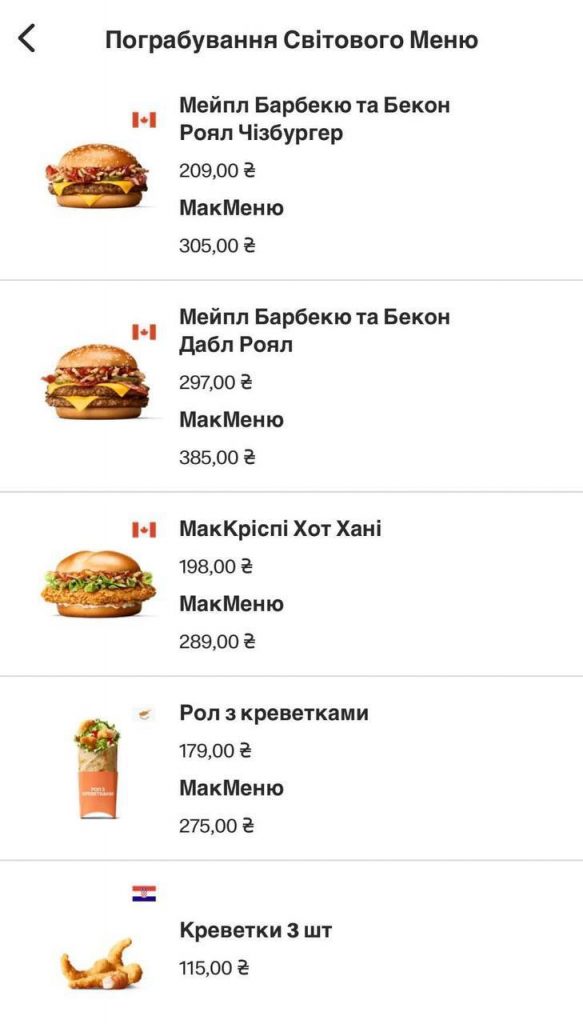 Світове меню McDonald’s в Україні — повний огляд новинок 2026 року з цінами та відгуками