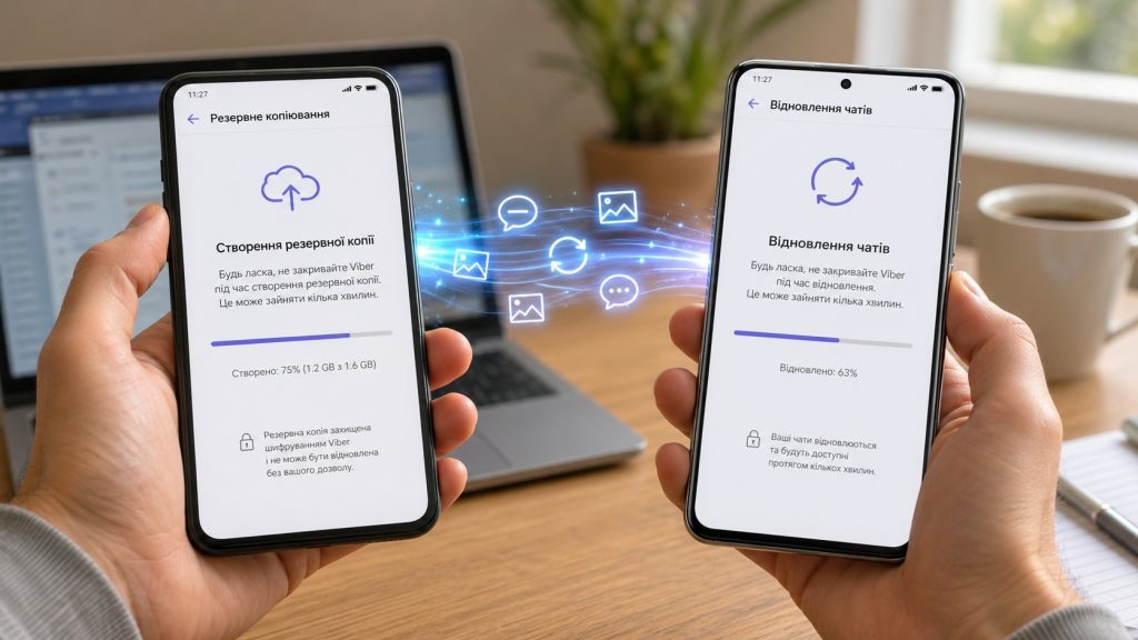 Як перенести чати Viber 2026 на новий телефон Android або iOS: покрокова інструкція