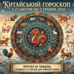 Китайський гороскоп на тиждень з 27 квітня по 3 травня 2026: кому пощастить найбільше