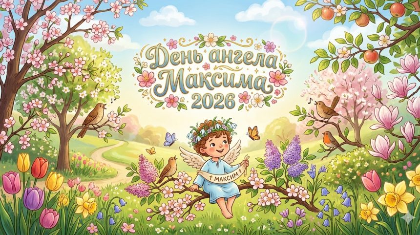 День ангела Максима 28 квітня 2026: картинки, СМС, побажання прозою та листівки українською