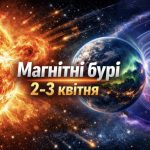 Магнітні бурі 2-3 квітня 2026: якою буде сонячна активність сьогодні та чи варто хвилюватися