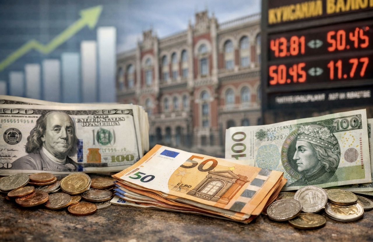 Курс валют на 6.04.2026: скільки коштують долар, євро і злотий