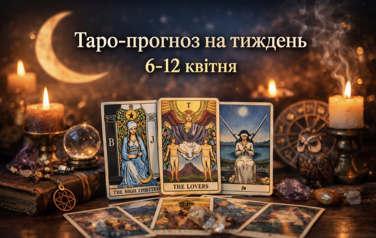 Детальний таро-прогноз на тиждень 6–12 квітня 2026: що буде з грошима, роботою і стосунками