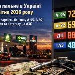 Актуальні ціни на бензин, дизель і газ на АЗС України 6 квітня 2026 року: скільки коштує літр пального сьогодні