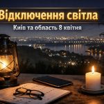 Графік відключень світла Київ та область 8 квітня 2026 — де не буде електроенергії сьогодні