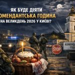Як буде діяти комендантська година на Великдень 2026 у Києві