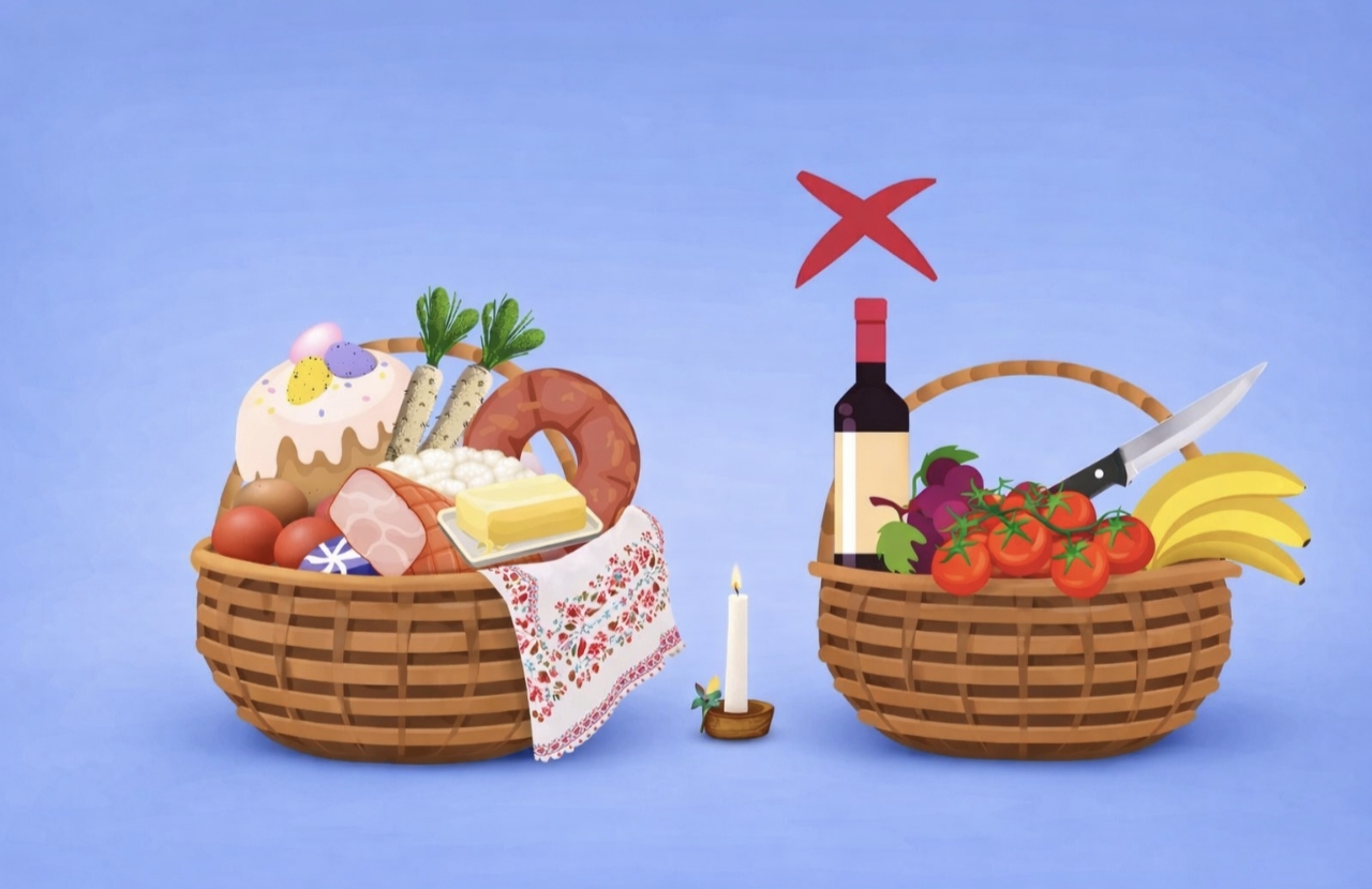 Що кладуть у великодній кошик в Україні: повний список продуктів, їх значення та що категорично не можна святити