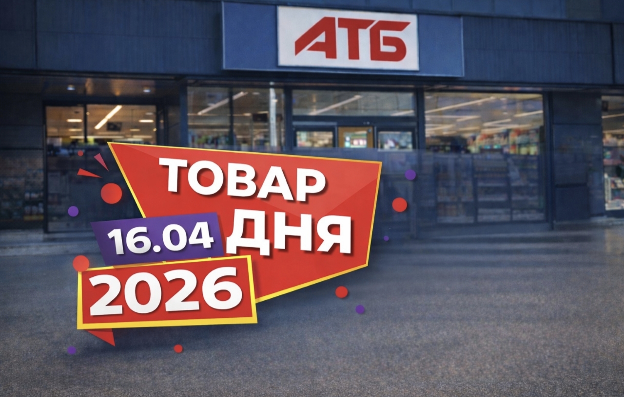 Товар дня в АТБ 16 квітня 2026: що можна купити сьогодні зі знижкою 50%