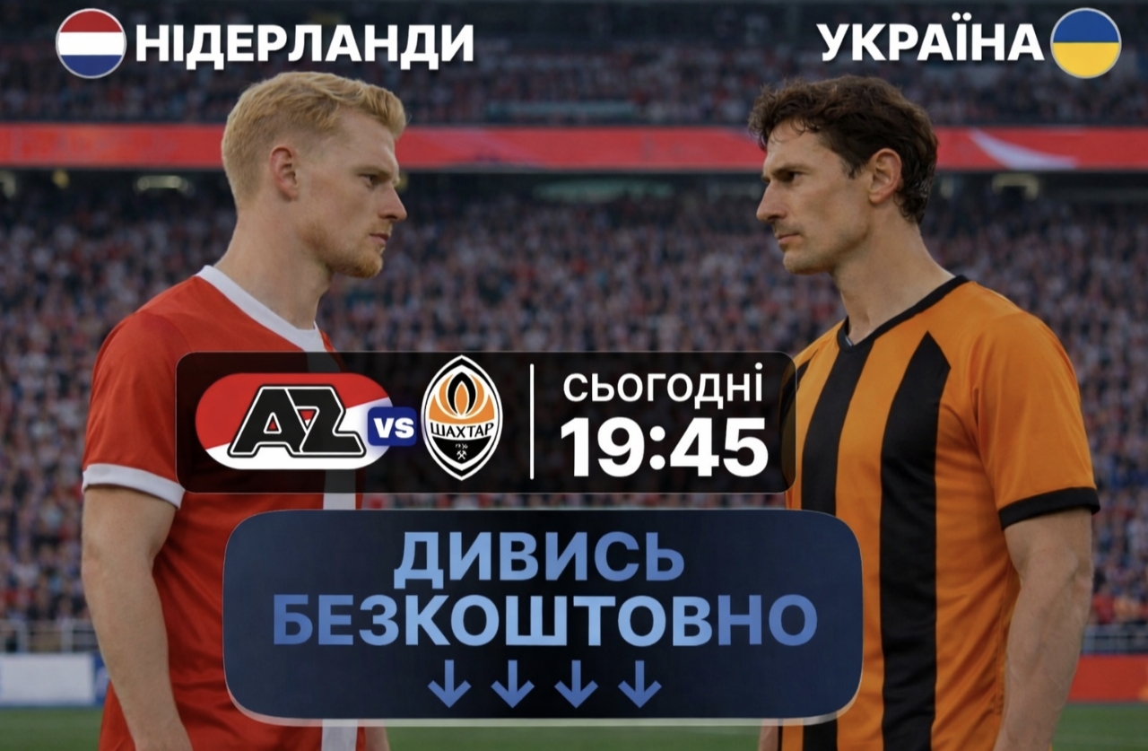 Онлайн-трансляція Шахтар - АЗ Алкмар сьогодні: як подивитися матч на MEGOGO безкоштовно