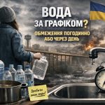 Вода за графіком в Україні — коли почнуться обмеження і кого це зачепить