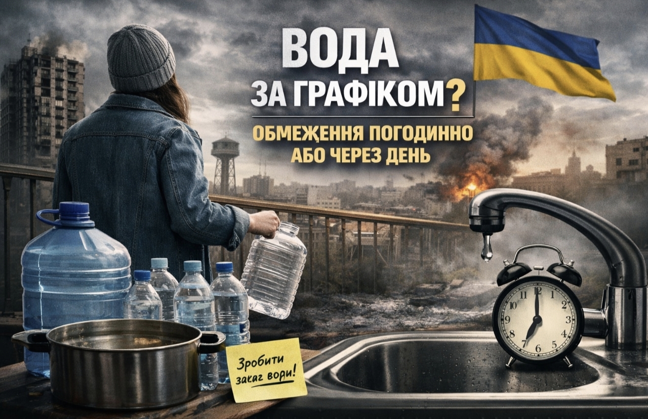 Вода за графіком в Україні — коли почнуться обмеження і кого це зачепить