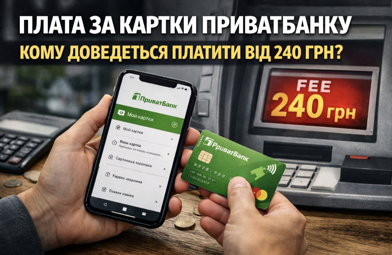 Кому доведеться платити за картки ПриватБанку і які рахунки стануть платними