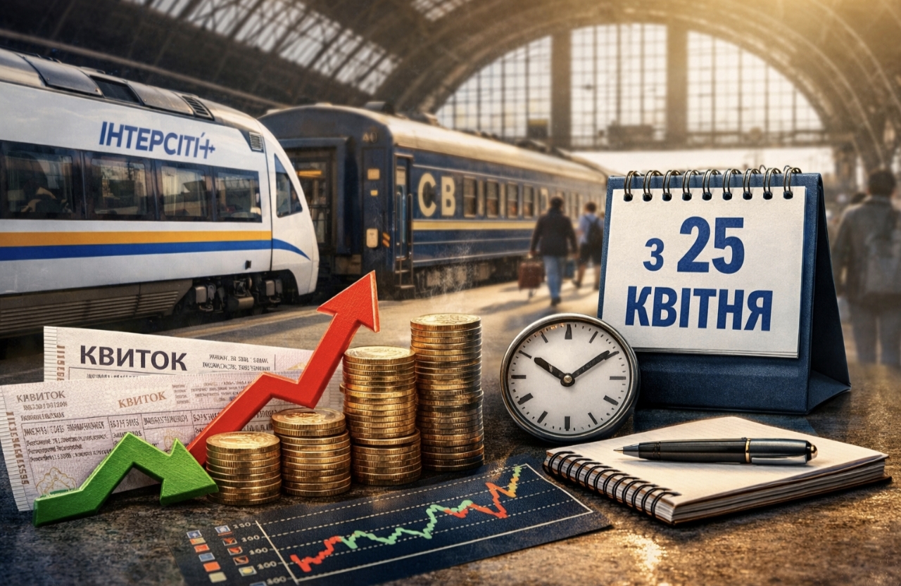 Укрзалізниця підвищує ціни на квитки — як працюватиме динамічне ціноутворення з 25 квітня