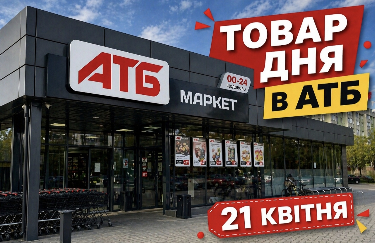 Товар дня в АТБ 21 квітня 2026 — що можна купити сьогодні зі знижкою 50%